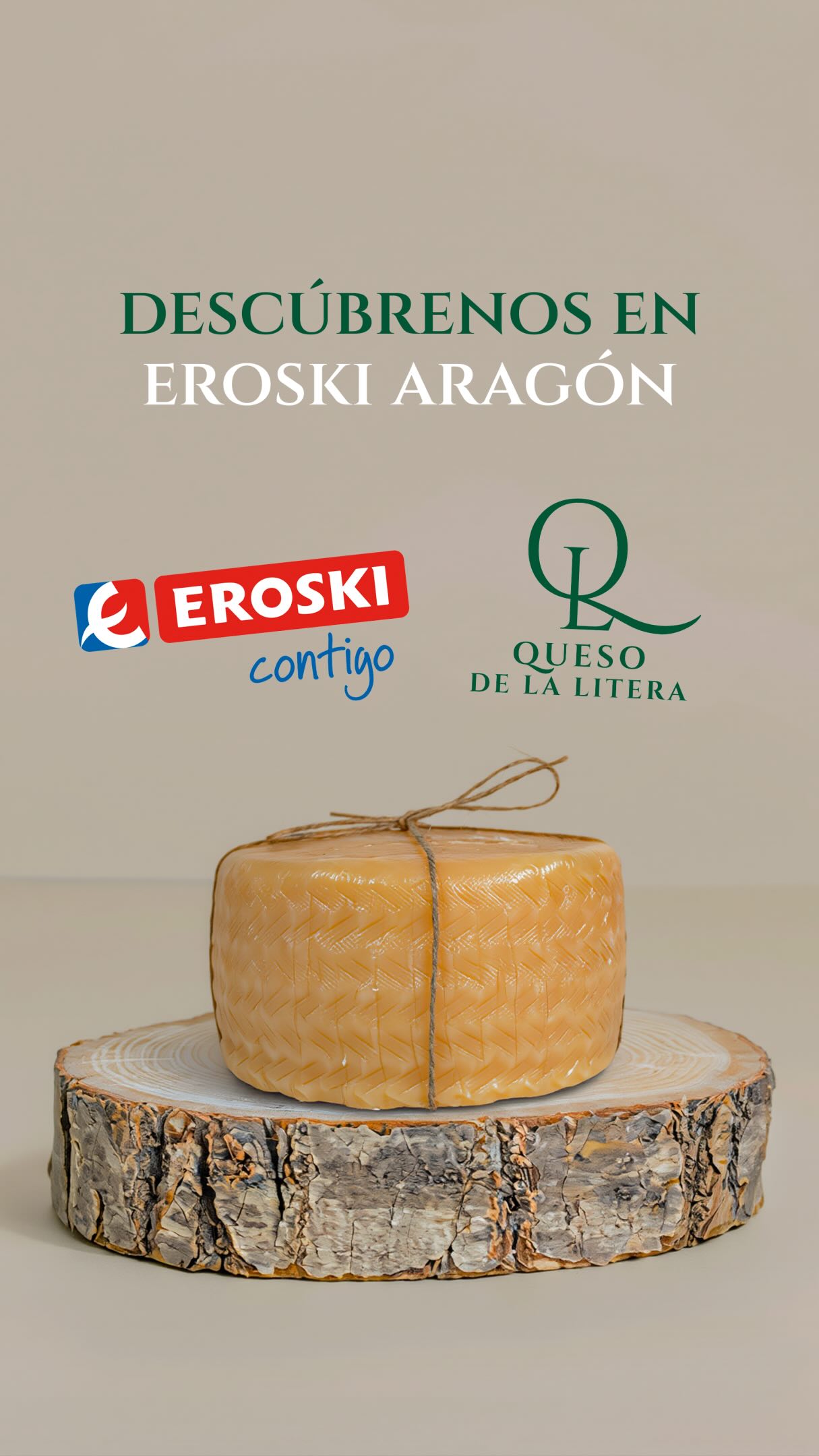 Fuimos a buscarlo… y ahí estaba 🧀❤️
Nuestro semicurado de oveja ya se puede encontrar en Eroski Aragón.
 
Para nosotros no es solo ver un queso en un lineal: es ver un trocito de Altorricón llegando a nuevas casas, nuevas mesas y nuevos momentos.
 
Si lo encuentras en tu Eroski, mándanos foto o etiquétanos. Nos hará muchísima ilusión verlo contigo.
 
👉 Búscalo en los supermercados Eroski de Aragón
📍Hecho en Altoricón, Huesca
 
#QuesoDeLaLitera #EroskiAragón #QuesoArtesano #ProductoDeAragón #LaLitera